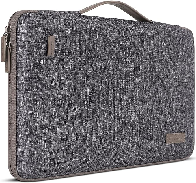 DOMISO 13.3 inch Laptop Case Sleeve Protective Cover Compatible with 14 inch MacBook Pro M4 M3 M2/MacBook Pro Max,13-13.3 inch Dell,Lenovo, HP,Waterproof Computer Cases Bag with Handle,Dark Grey