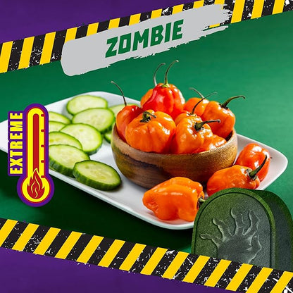 Takis Zombie 18 pc / 1 oz Multipack, Habanero & Cucumber Flavored Extreme Spicy Rolled Tortilla Chips