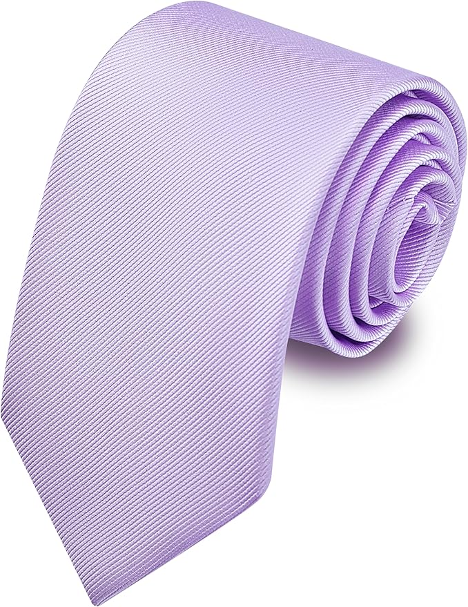 Branduce 3.15"（8cm） Men's Solid Color Formal Woven Necktie + Gift Box