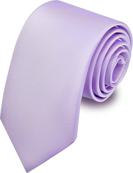 Branduce 3.15"（8cm） Men's Solid Color Formal Woven Necktie + Gift Box