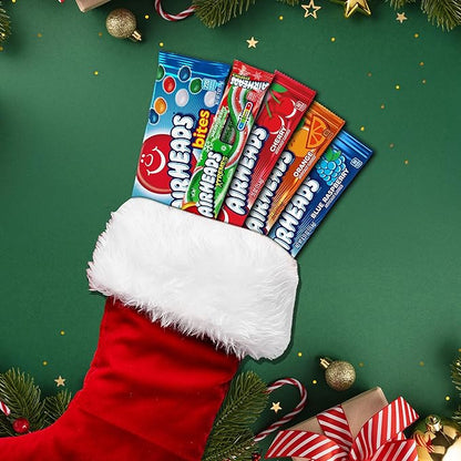 Airheads Xtremes, Sweetly Sour Holiday Merry Berry Flavored Candy Belts, 2oz (Pack of 18)