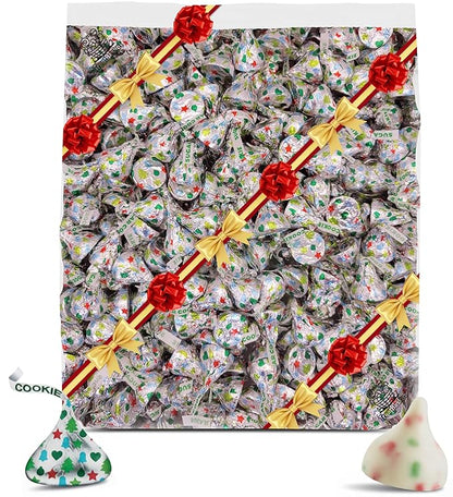 Sugar Cookie White Crème Holiday Candy 2 Lb | Christmas Gift Set Baking & Stocking Stuffer Share Bag | 2 Pounds