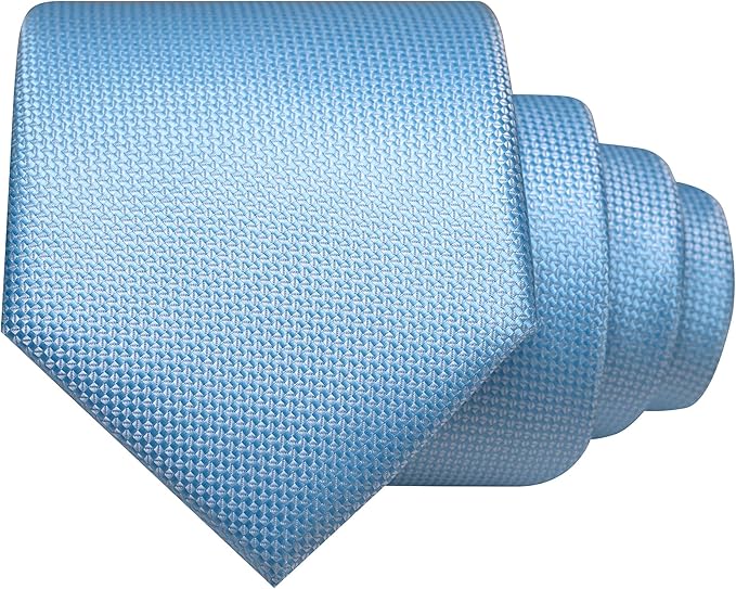 JEMYGINS Mens Tie and Lapel Pin with Pocket Square Tie Clip Sets for Casual and Business 4PCS