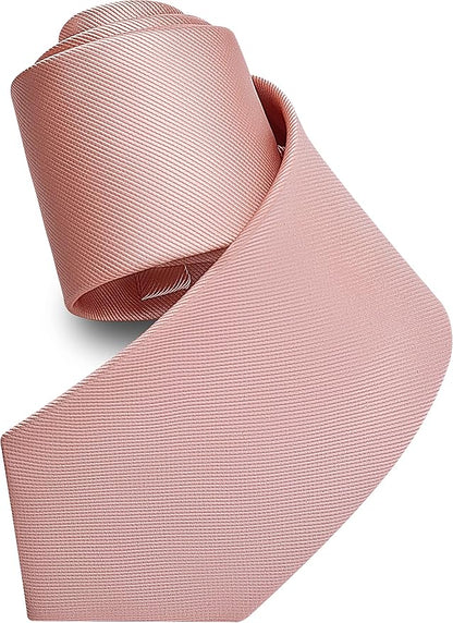 Branduce 3.15"（8cm） Men's Solid Color Formal Woven Necktie + Gift Box