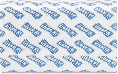 Genuine Joe Multifold Hand Towels, 9.5" x 9.10", 1-Ply, White, 250/Pack, 16 Count