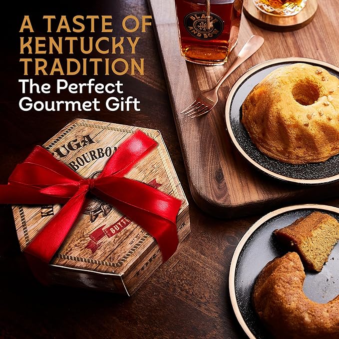 TORTUGA Kentucky Bourbon Butter Cake - 16oz Cake - The Perfect Premium Gourmet Gift for Stocking Stuffers, Gift Baskets, and Christmas Gifts - Great Cakes for Delivery