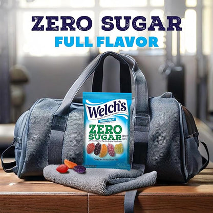 Welch's Zero Sugar Fruity Bites, Mixed Fruit Snack Pack, Gluten Free & Sugar Free Snacks, 3oz Snack Pack (Pack of 1)