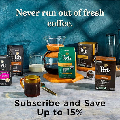 Peet's Coffee, Dark Roast Keurig K-Cup Pods - Chalet Blend 60 Count (1 Box of 60 K-Cup Pods)