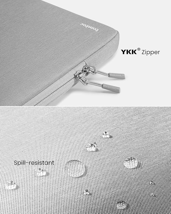 tomtoc 360 Protective Laptop Sleeve Set for 14-inch New MacBook Pro M5/M4/M3/M2/M1 Pro/Max A3112 A3401 A3185 A2992 A2918 2025-2021, Water-Resistant MacBook Case Bag with Organized Accessory Pouch