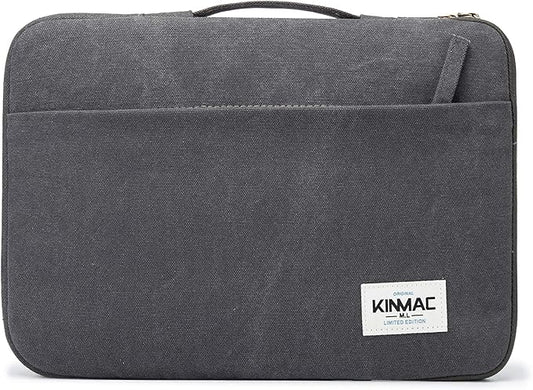 Kinmac 360° Heavy Duty Protective Laptop Computer Sleeve case Bag Cover with Handle for MacBook Pro 14 inch,14 inch-14.4 inch HP Lenovo Dell ASUS Acer Laptop (Grey)