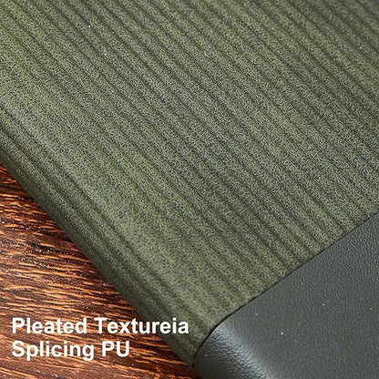 Lined Journal Notebook for Work College Ruled Note Book 7.2"x9.6" B5 PU Leather Daily Journaling 160 Pages for Women Men Writing Home School Supplies Business (Dark Green)
