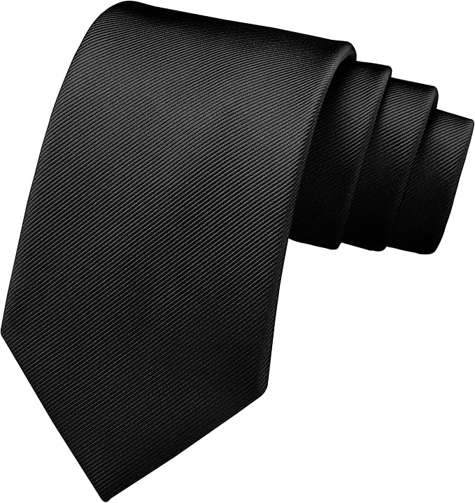 Branduce 3.15"（8cm） Men's Solid Color Formal Woven Necktie + Gift Box