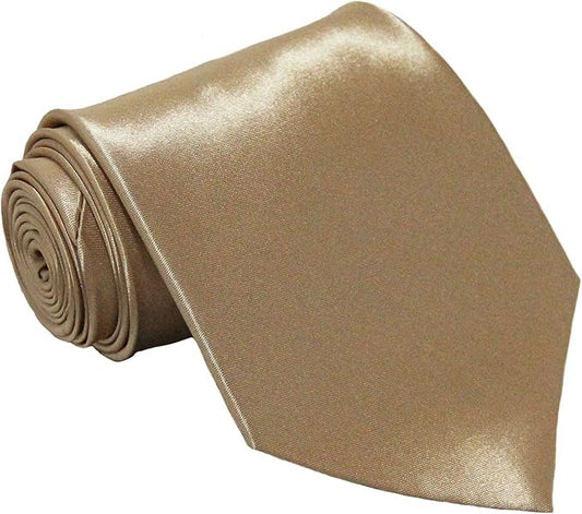 Soophen Mens Necktie 3.75" Tie Solid Color Ties