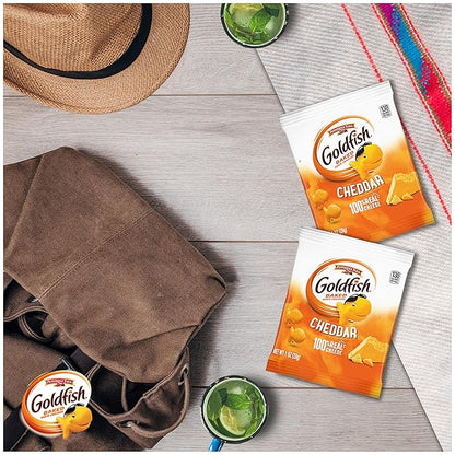 Goldfish Cheddar Crackers, 1.5 oz. Snack Packs, 30 Count
