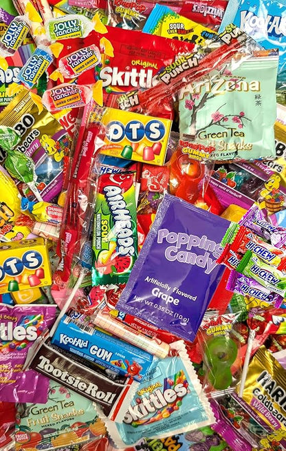 Variety Candy Pack - 2 LB Assorted Party Mix - Individually Wrapped Bulk Candy - Pinata Mix - Deluxe Queen Jax Assortment