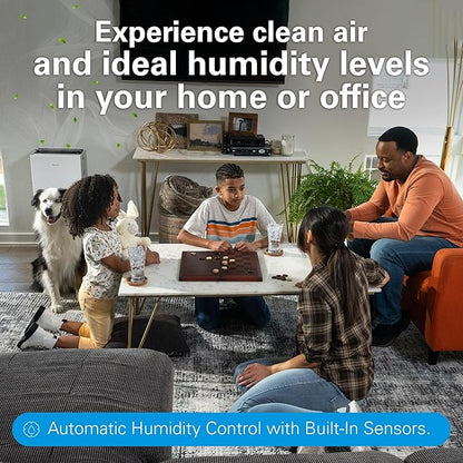 Daikin Room Air Purifier Bundle, HEPA Air Purifier with Pre-filter, Carbon, and UVC LED Light Filtration, Zero Ozone, CARB Certified, Includes 1 set of Replacement Filters