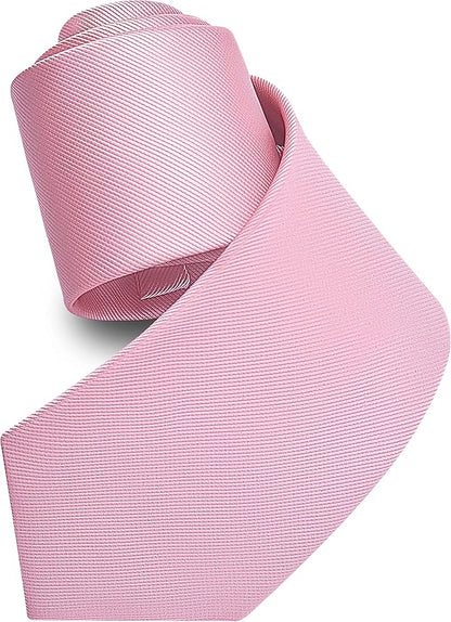 Branduce 3.15"（8cm） Men's Solid Color Formal Woven Necktie + Gift Box