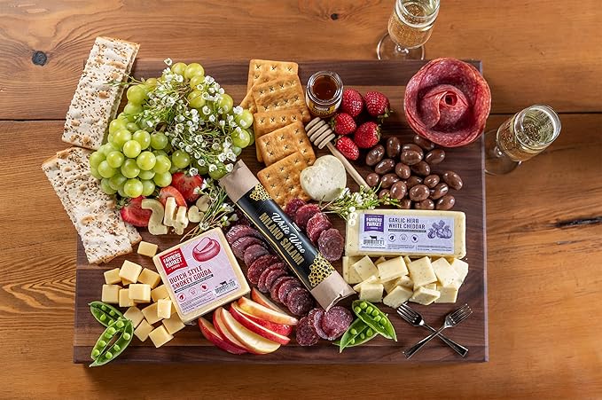 Farmers Market Gift Basket, Gluten Free, Keto, Paleo, Low Sodium, Zero Sugar, Genoa Salami, Christmas Charcuterie Board, Holiday Meat and Cheese Gift Basket, Ultimate Collection