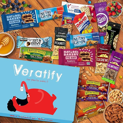 Snacks Gift Variety Basket for Adults (101 Count) Snacks Gift Variety Package Gift Arrangement Perfect for Men, Women, Adults, Military, Office, School, Work, Employee Appreciation - Gift Basket