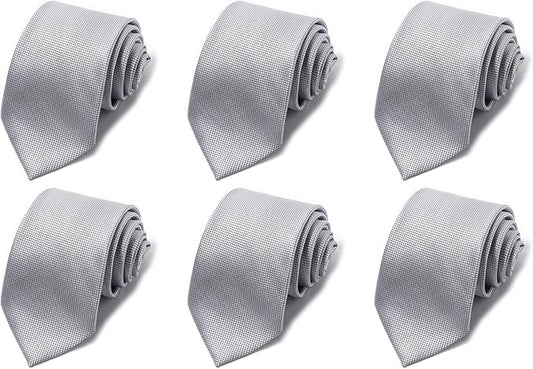 Tie For Men Necktie Woven Jacquard Neck Ties Set 6 PCS