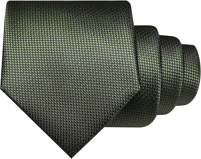 JEMYGINS Mens Tie and Lapel Pin with Pocket Square Tie Clip Sets for Casual and Business 4PCS