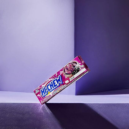 HI-CHEW Acai Sticks, 15-Pack, Soft & Chewy Candy, 1.76oz Each, Bulk Candy Individually Wrapped - Made with Immensely Juicy Fruity Flavors