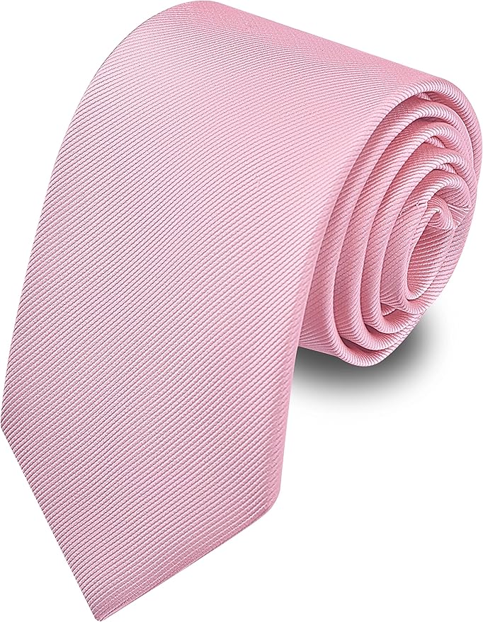 Branduce 3.15"（8cm） Men's Solid Color Formal Woven Necktie + Gift Box