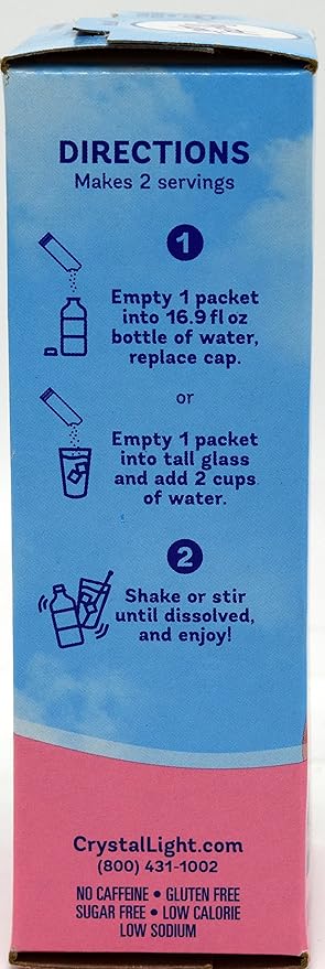 Crystal Light On The Go Pink Lemonade, 10-Packet Box (Pack of 7)