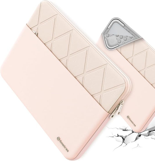 Smatree Laptop Sleeve for 14 inch Acer Swift 1 SF114-34-P7FH/Swift 3 SF314-512-53L0/Swift 3 OLED SF314-71-51NN, Acer Protective Case with Pocket, YKK Zipper, Patented Super Corner Design, Pink(E420P)