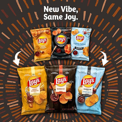 Lay's Potato Chips, 4 Flavor Variety Pack, 1 oz Single Serve Bags, (40 Pack)