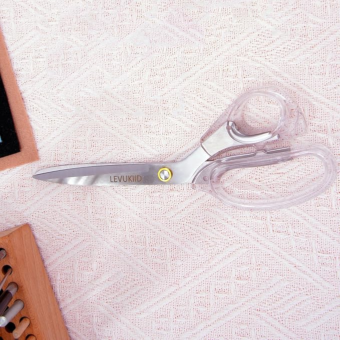 Craft Scissors - 9 Inch Comfortable Handle Scissors For Office for Adults cutting,Tailor's Shears - All-Purpose Fabric, Crafting & kitchenn