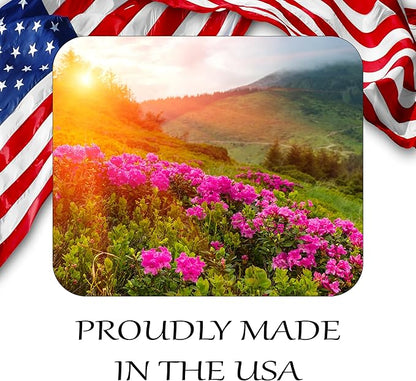 Spring Season Mouse Pad Mat Mousepad for Desk Computer Laptop PC Gaming Home or Office Gift (Sunset MP89)