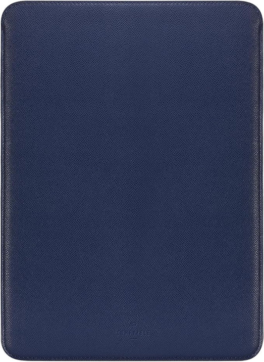 Comfyable Laptop Sleeve 14 Inch Precisely Compatible with MacBook Pro M4 M3 M2 M1 Pro/Max 2024, Faux Leather Cover Case 14 in, Midnight Blue