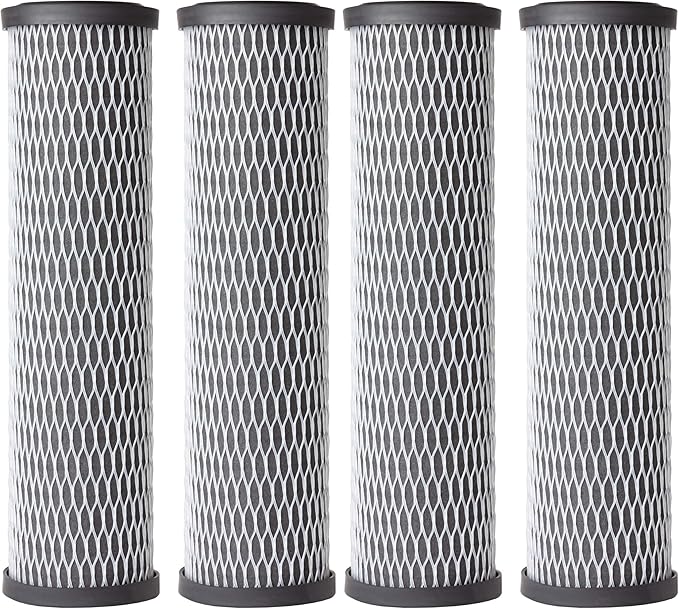 AO Smith 2.5"x10" 5 Micron Carbon Wrap Sediment Water Filter Replacement Cartridge - 4 Pack - For Whole House Filtration Systems - AO-WH-PRE-RCP2