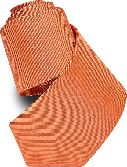 Branduce 3.15"（8cm） Men's Solid Color Formal Woven Necktie + Gift Box