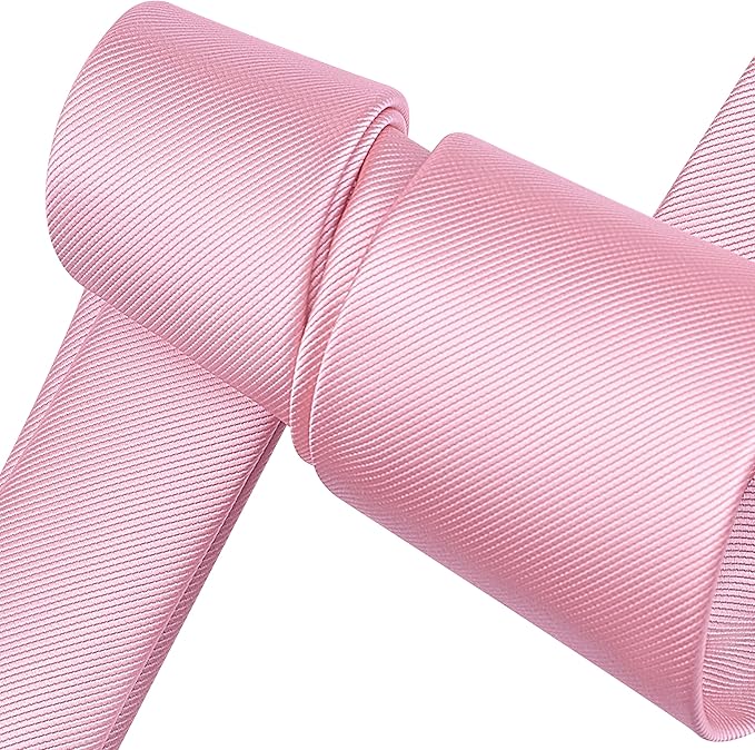Branduce 3.15"（8cm） Men's Solid Color Formal Woven Necktie + Gift Box