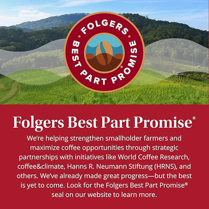 Folgers Classic Roast Medium Roast Coffee, 128 Keurig K-Cup Pods