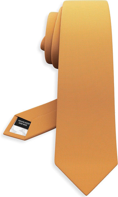 Men's Oxford Matt Neckties Solid Color for Adults Tuxedo Classic Design, by Bow Tie Hosue