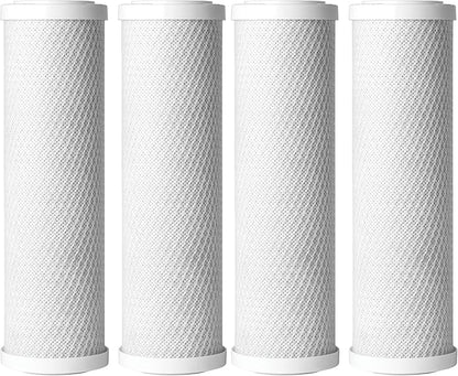 AO Smith 2.5"x10" 5 Micron Carbon Block Sediment Water Filter Replacement Cartridge - 4 Pack - For Whole House Filtration Systems - AO-WH-PRE-RC2