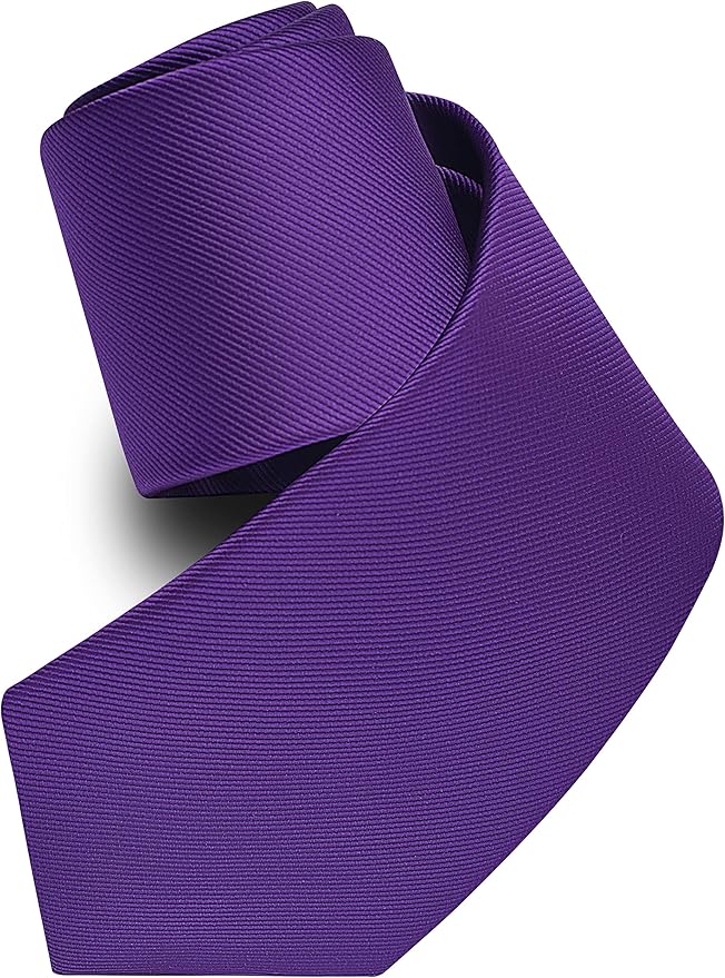 Branduce 3.15"（8cm） Men's Solid Color Formal Woven Necktie + Gift Box