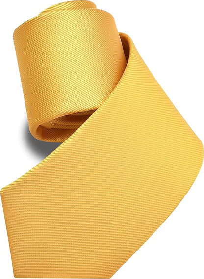 Branduce 3.15"（8cm） Men's Solid Color Formal Woven Necktie + Gift Box