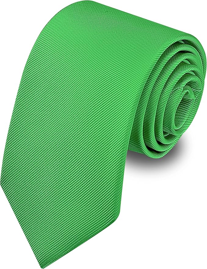 Branduce 3.15"（8cm） Men's Solid Color Formal Woven Necktie + Gift Box