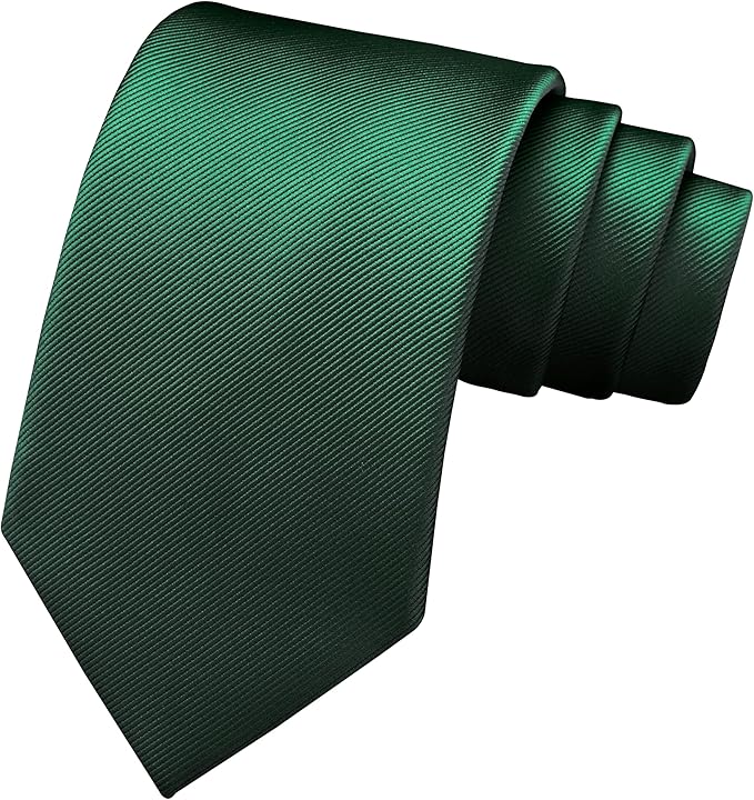 Branduce 3.15"（8cm） Men's Solid Color Formal Woven Necktie + Gift Box