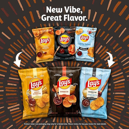 Lay's Potato Chips, Regular & Kettle Variety Pack, (Pack of 40)