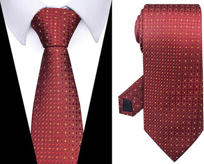 Tie For Men Necktie Woven Jacquard Neck Ties Set 6 PCS