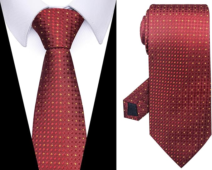 Tie For Men Necktie Woven Jacquard Neck Ties Set 6 PCS