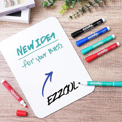 Dry Erase Markers Bulk, 72 Pack Basic Assorted Colors Red Blue Black Green Low Odor Whiteboard Markers