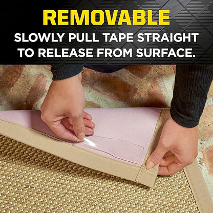 Scotch-Mount Multi-Purpose Gel Tape, Double-Sided Tape for Heavy Duty Applications, Removable Mounting Tape, Nano Tape, Water-Resistant Clear Mounting Tape, Holds up to 20 lbs, 1-Pack