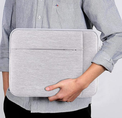 Lacdo Laptop Sleeve Case for 14 inch New MacBook Pro M5/M4/M3/M2/M1 Chips Pro Max A3434 A3112 A3401 A3185 A2918 A2992 2025-2021, 13.8" 13.5" Microsoft Surface Laptop 7th 6 5 4 3 Computer Bag, Gray