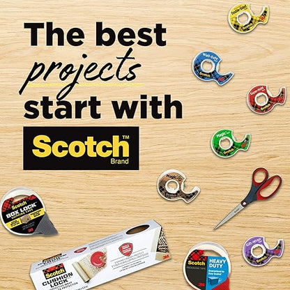Scotch Magic Tape, Invisible, Home Office Supplies and School Supplies for College and Classrooms, 12 Refill Tape Rolls, Create Halloween Crafts